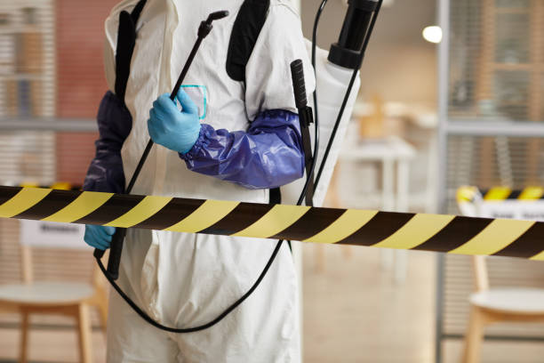 Professional Blood Cleanup technician working in Lyons, OR